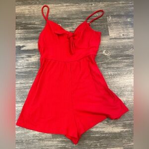Red Xhilaration tank top Romper Size small